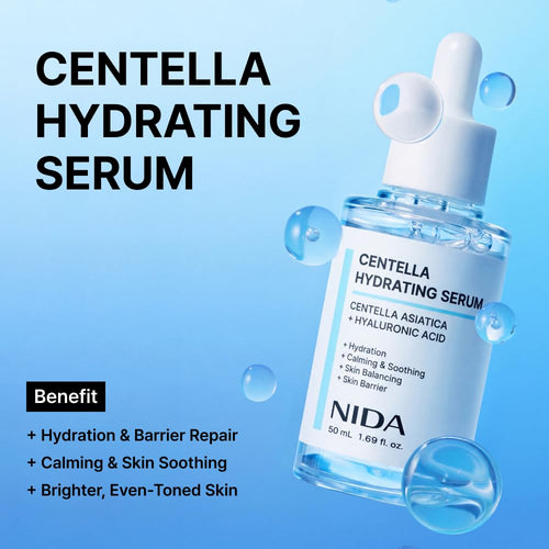 Centella Hydrating Serum | Centella Asiatica, Hyaluronic Acid | Hydration, Calming & Soothing, Skin Balancing, Skin Barrier | 1.69 Fl. Oz., 50Ml